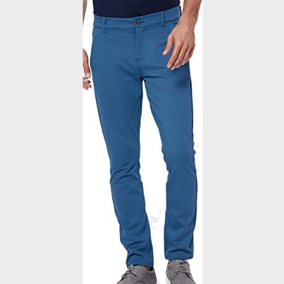 Paige Men's Stafford Trouser in Ocean Swell - Picture 1 of 9